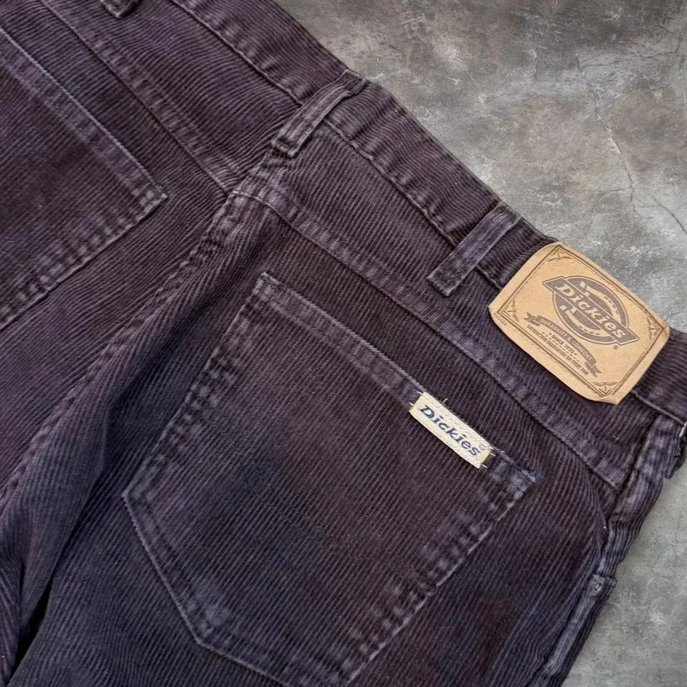 Vintage Dickies Corduroy Pants Men's Size 35x27.5 Classic Workwear Talon 80s 90s